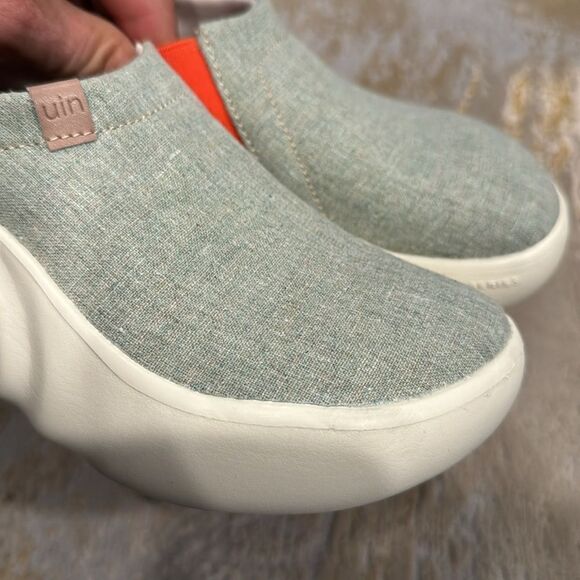 UIN Light Green Toledo X Women comfy light sneakers size 6 NWOT - Picture 7 of 11